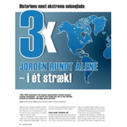 Historiens meste ekstreme solosejlads: 3 x jorden rundt alene – i et stræk